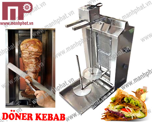 Máy nướng Doner Kebab loại 2 lò đốt MP-02